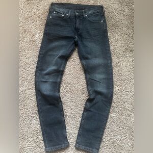 Men's Dark Gray Slim Fit Jeans